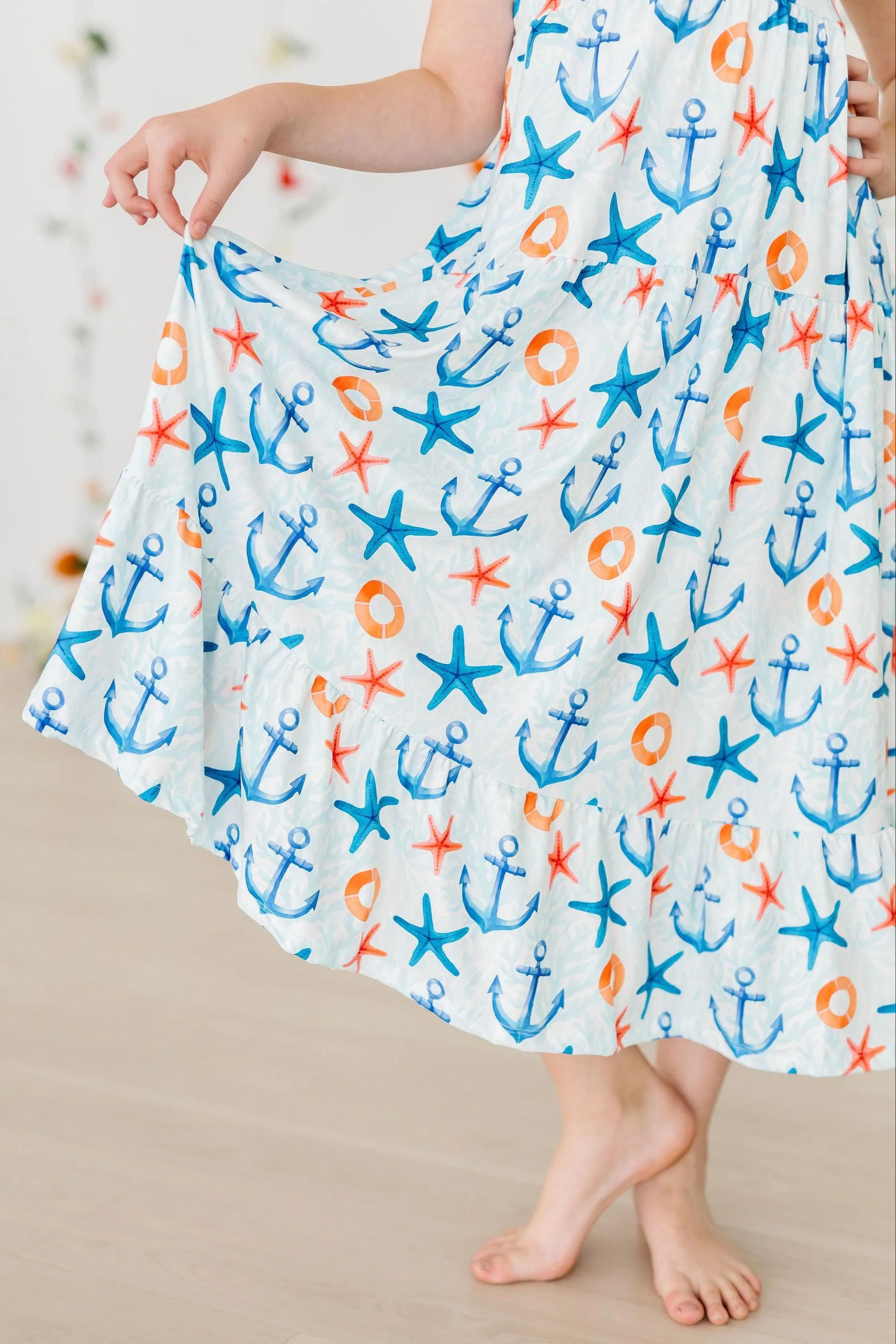Anchors Away Ruffle Maxi Dress - Image 5