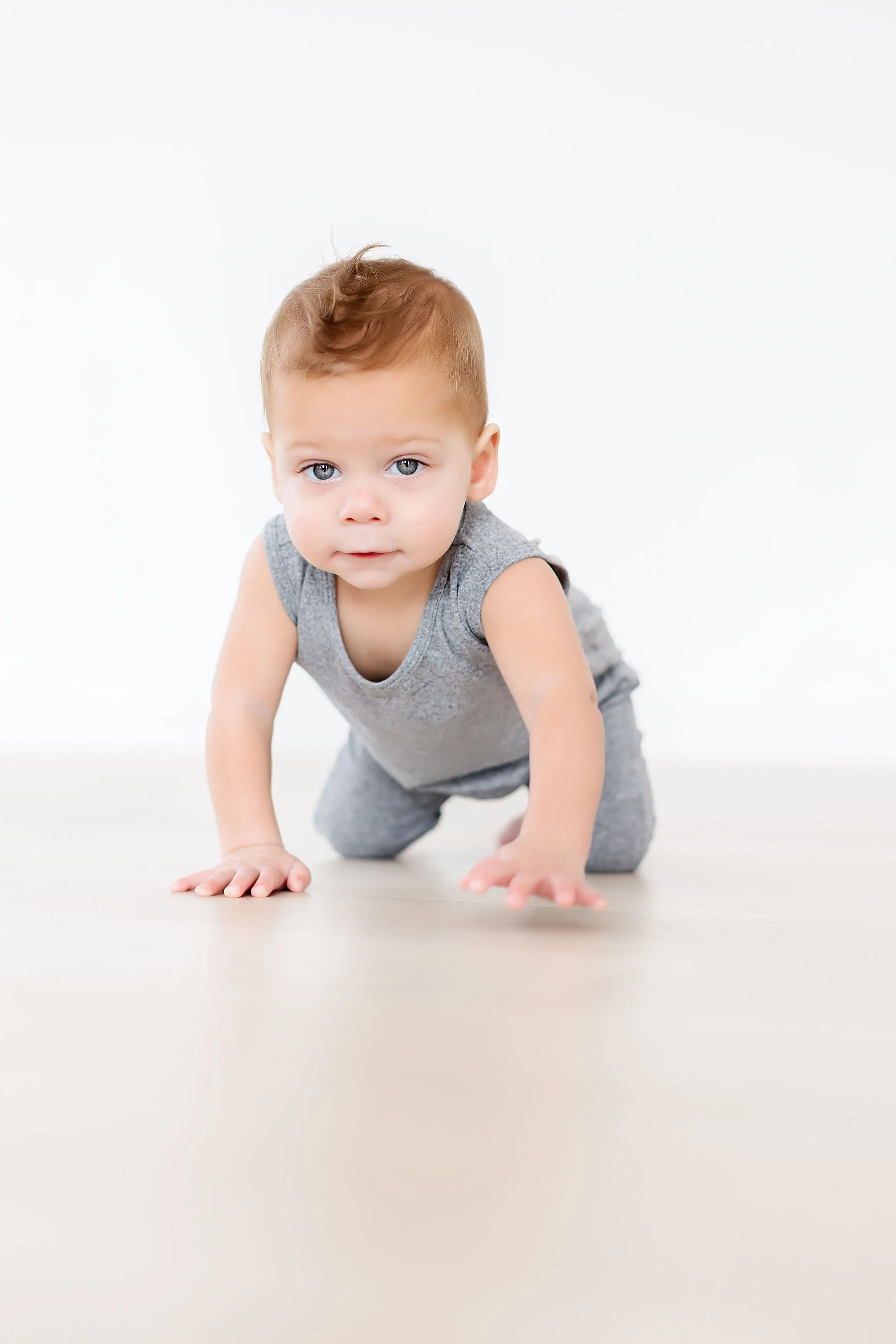 Heather Gray Tank One-Piece Jogger - Image 3