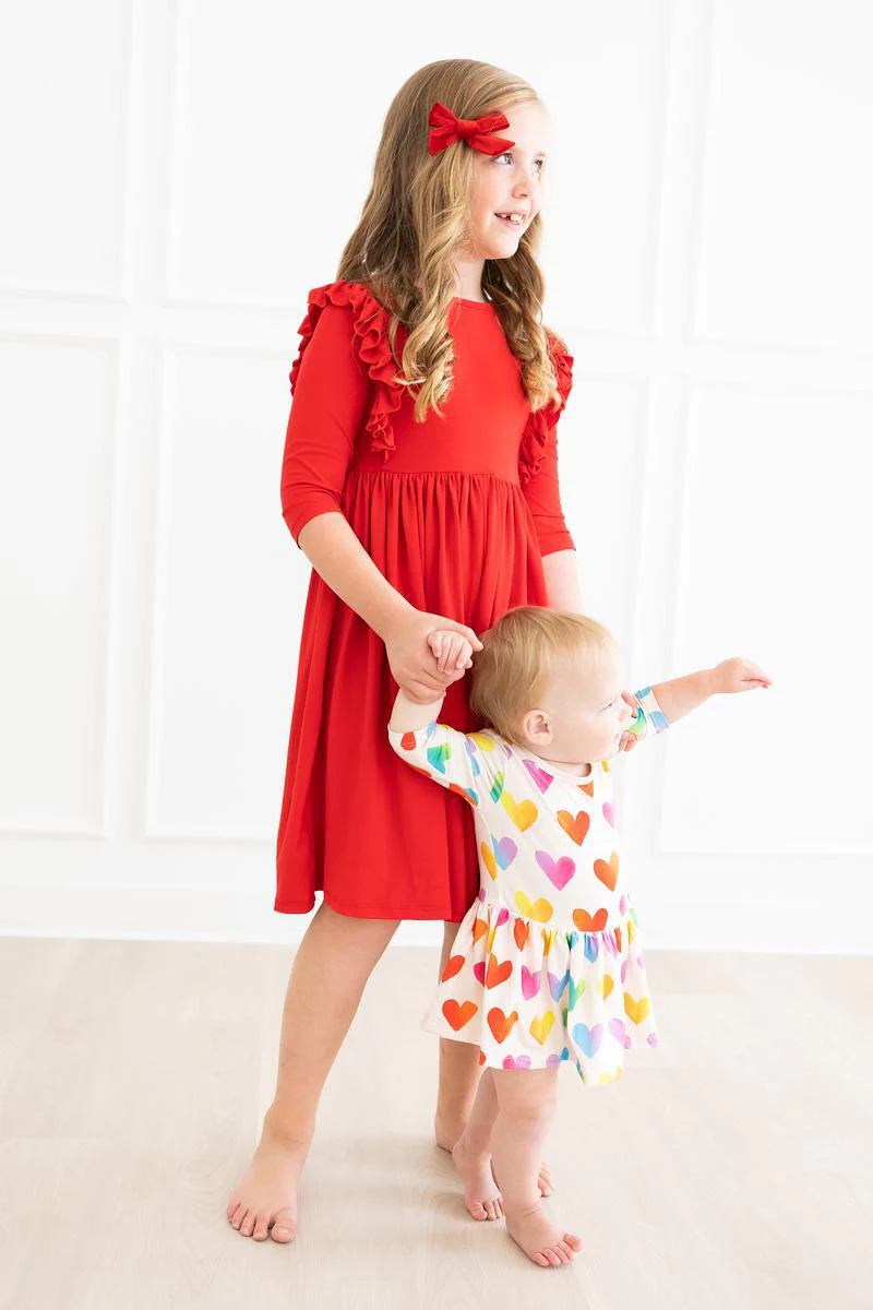 Lotta Love 3/4 Sleeve Twirl Bodysuit - Image 3
