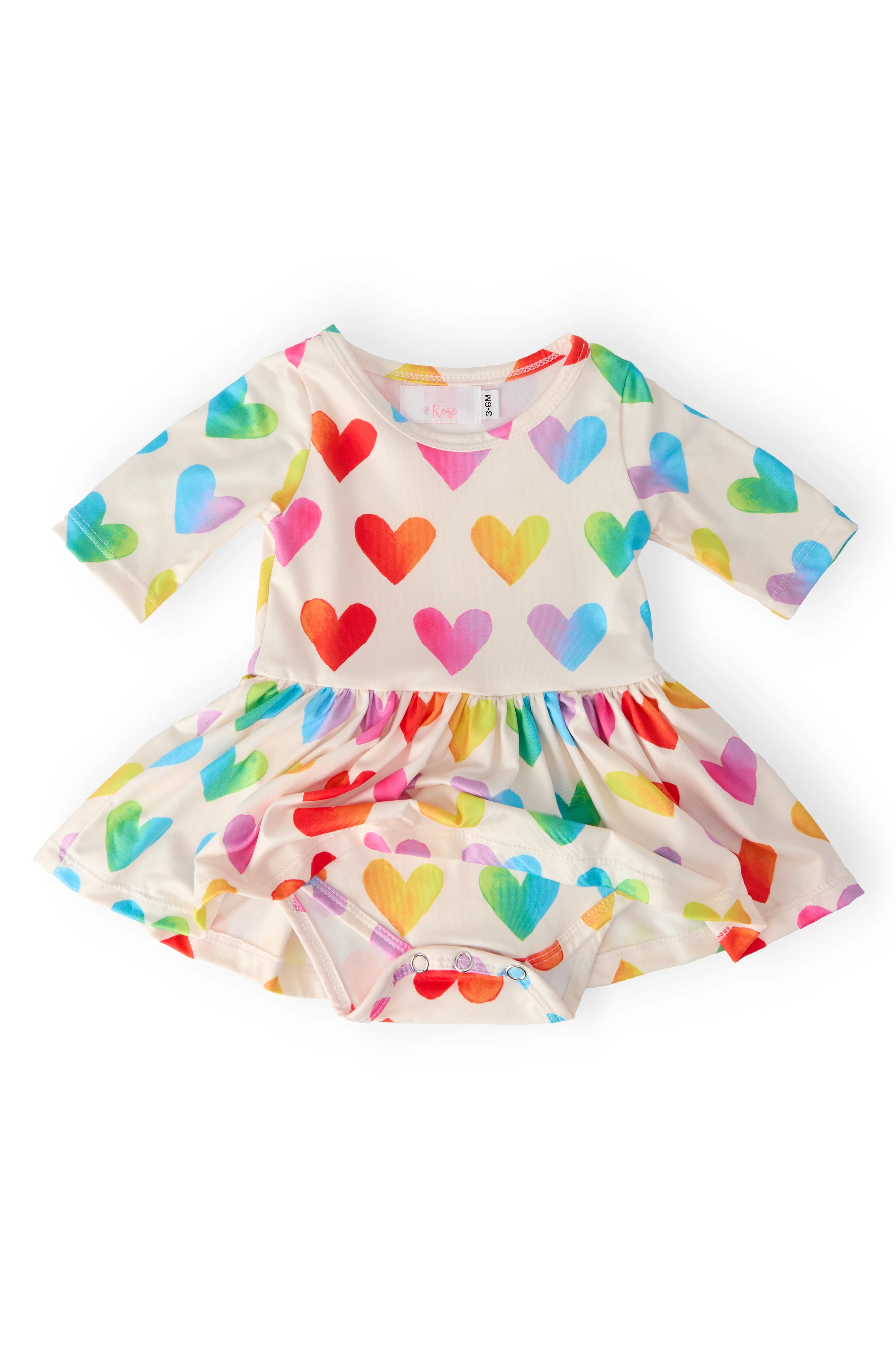 Lotta Love 3/4 Sleeve Twirl Bodysuit - Image 5