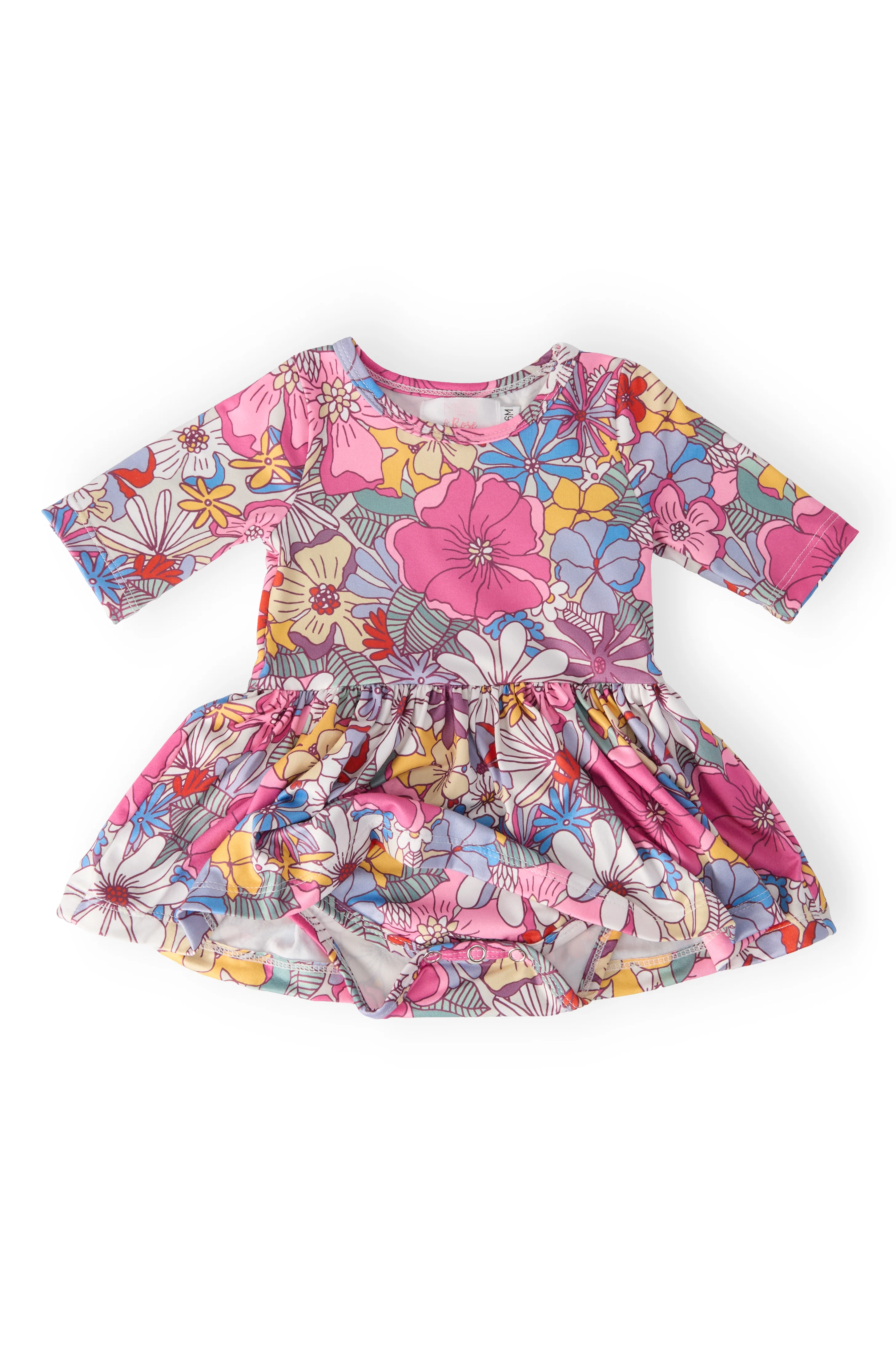 Mauve What's Up Buttercup Twirl Bodysuit - Image 3