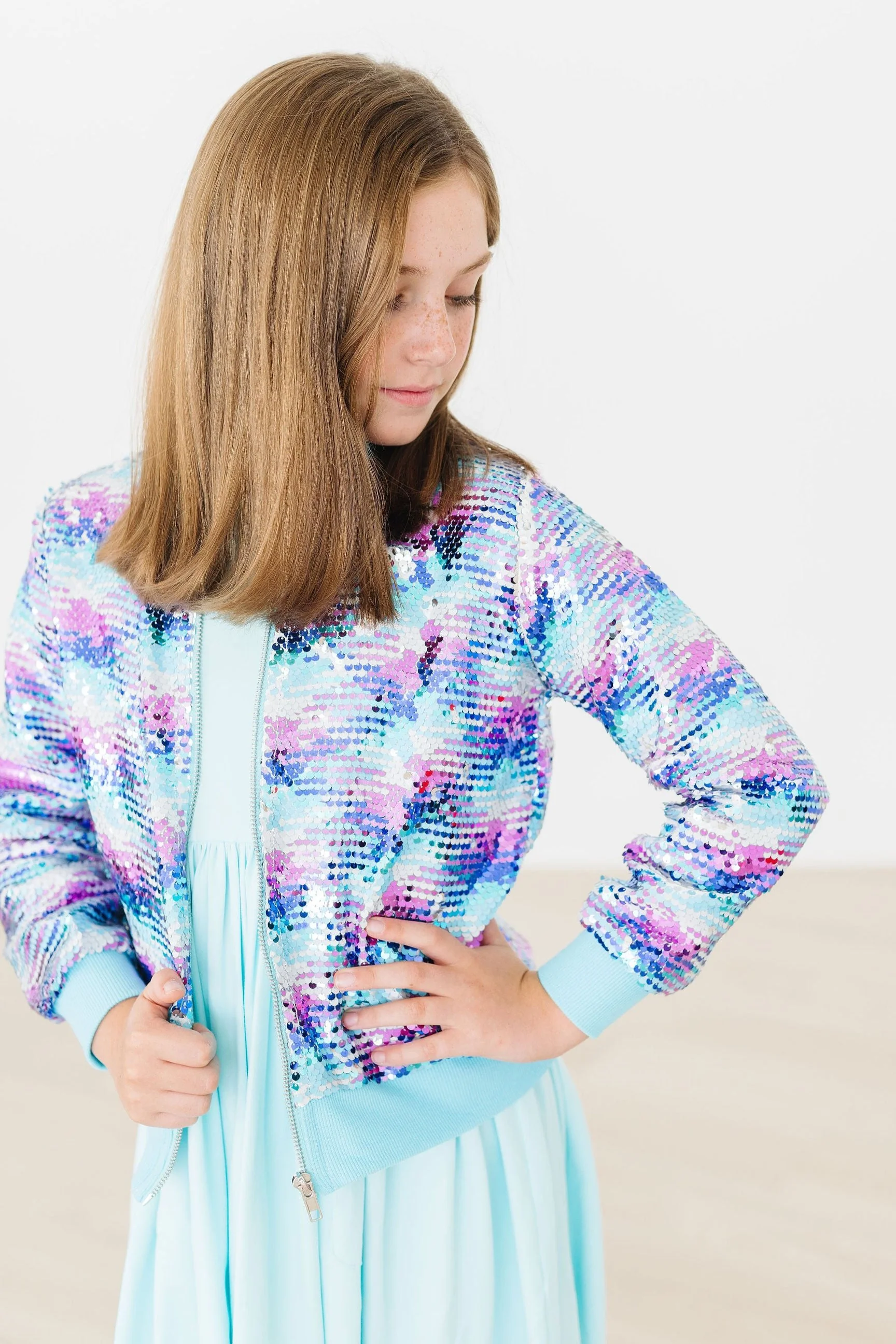 Mermaid Flip Sequin Jacket - Image 3