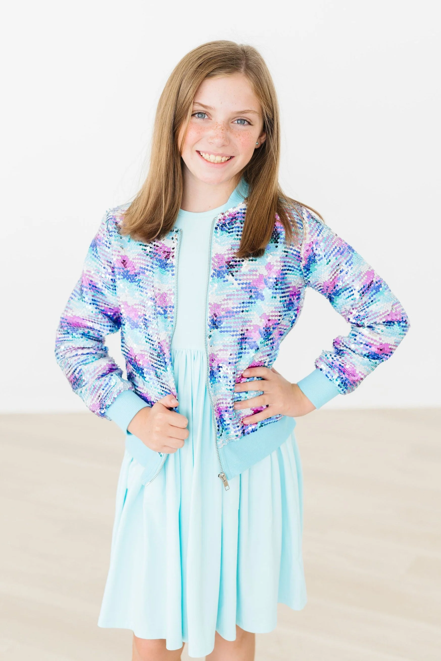 Mermaid Flip Sequin Jacket - Image 4