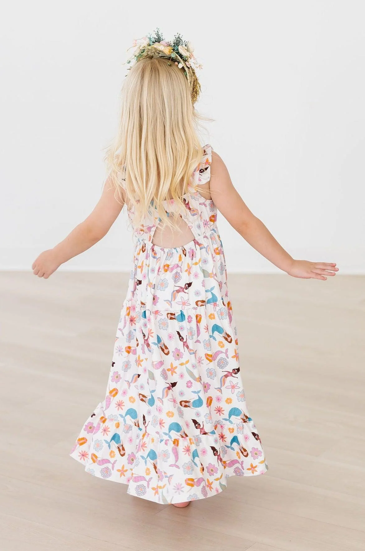 Mermaid Magic Ruffle Maxi Dress - Image 4