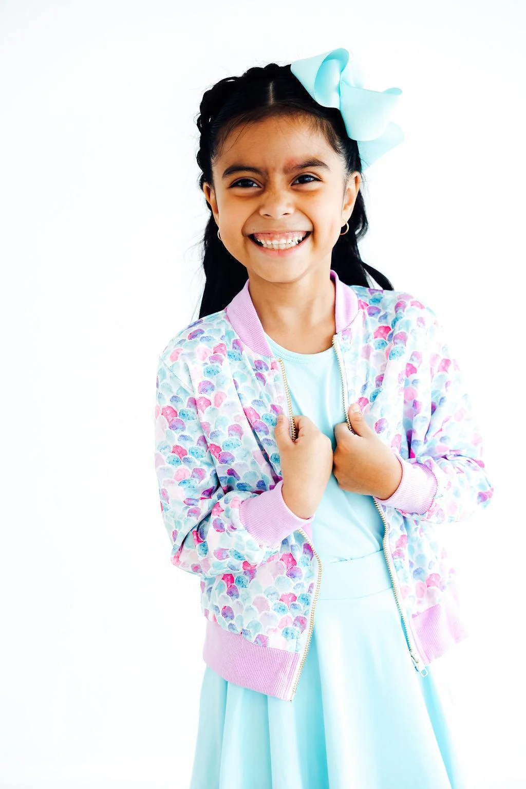 Mermaid Scales Satin Jacket - Image 4