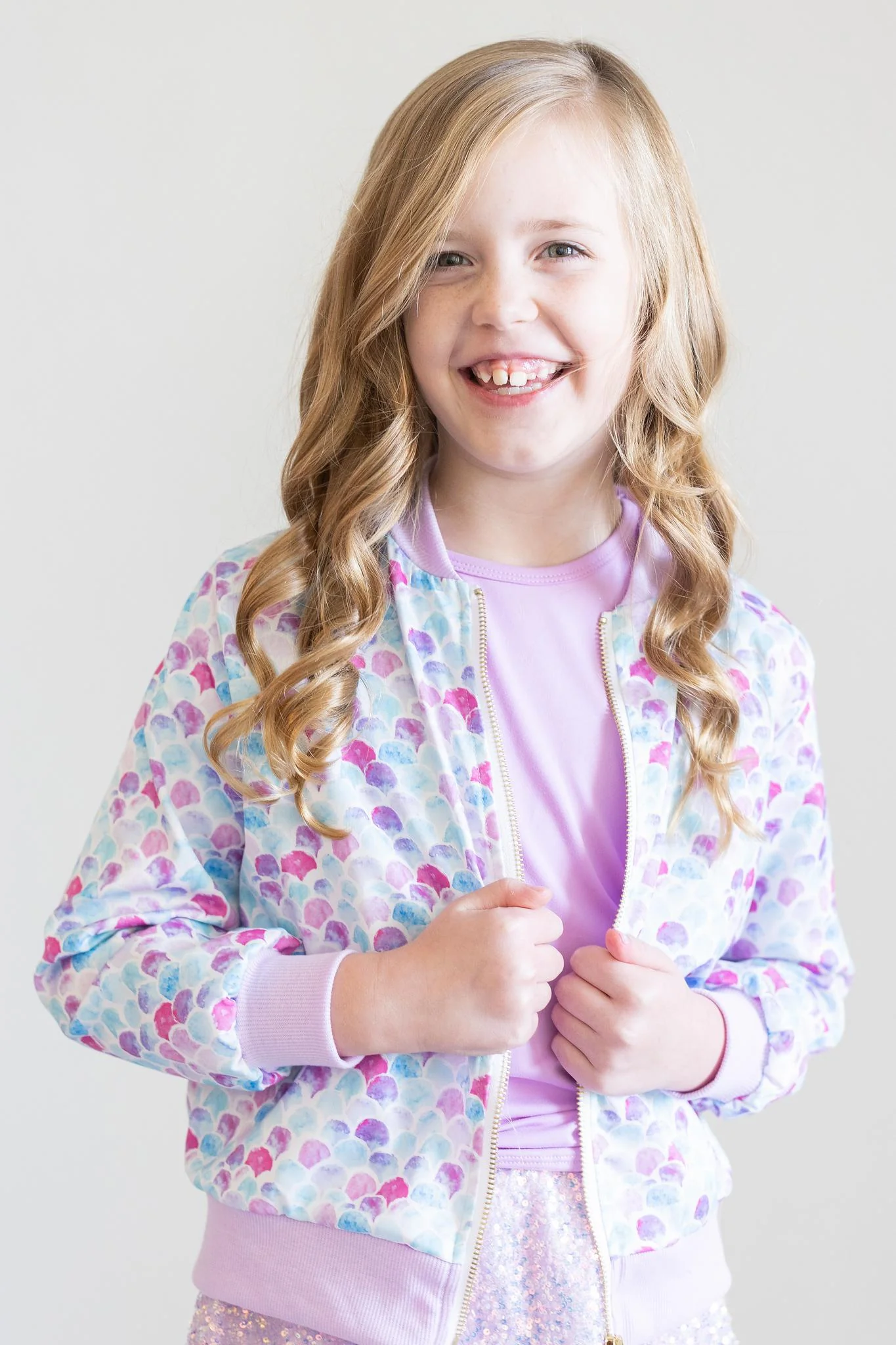 Mermaid Scales Satin Jacket - Image 6