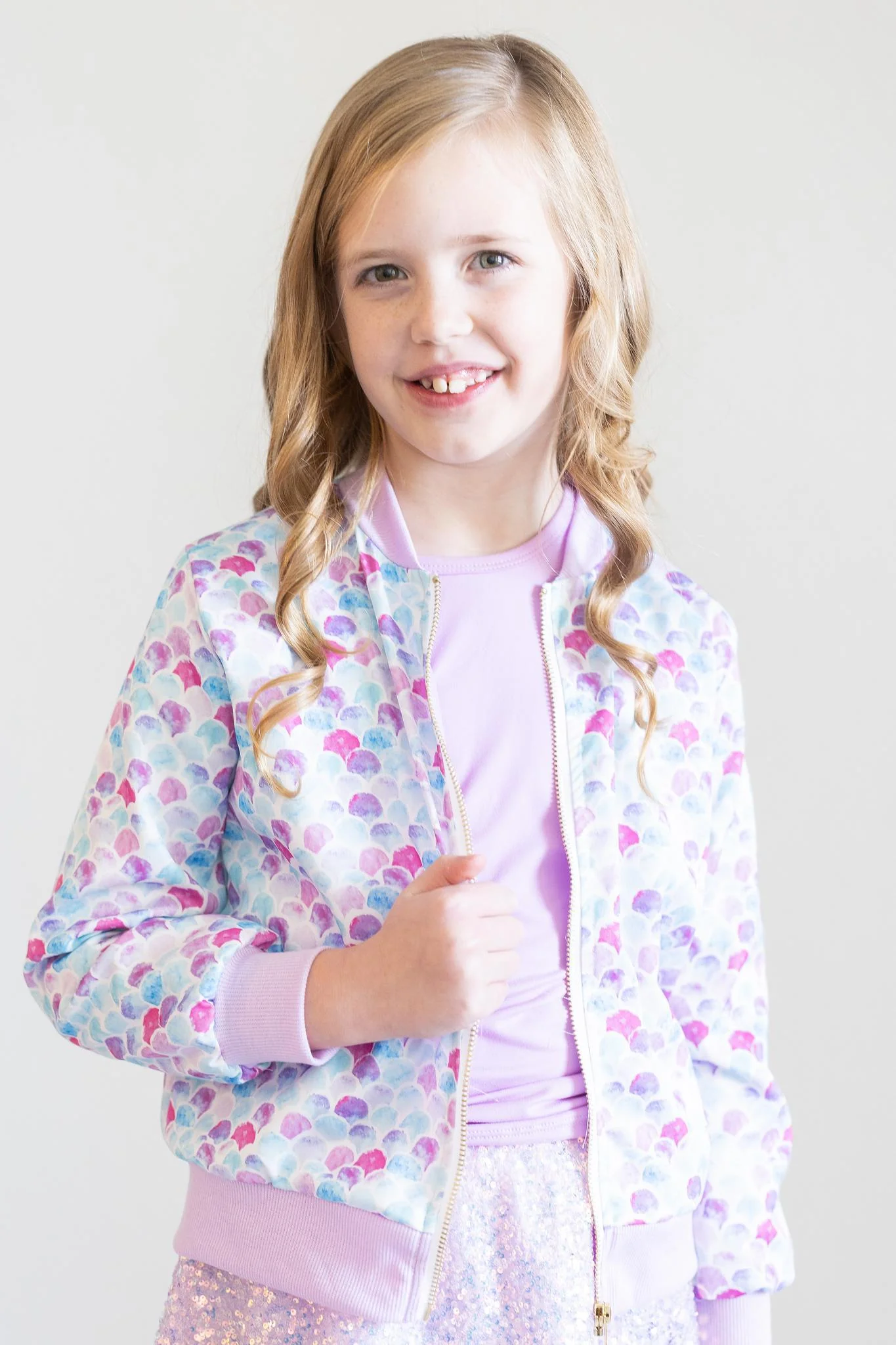 Mermaid Scales Satin Jacket - Image 9
