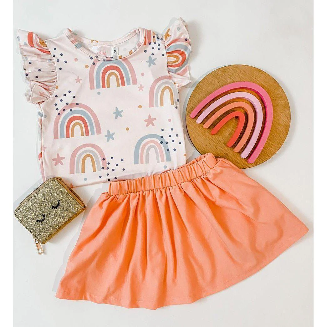 Over the Rainbow S/S Ruffle Tee - Image 4