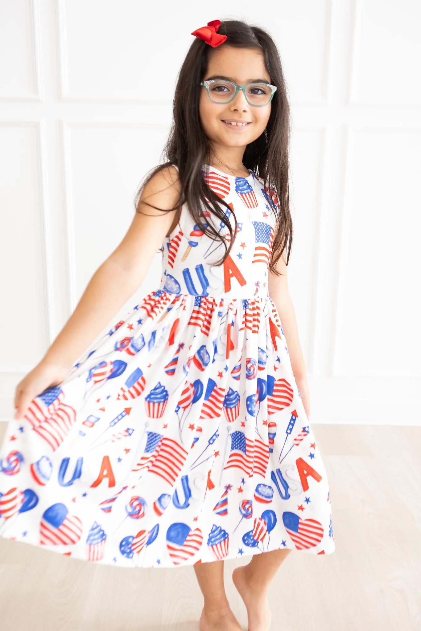 Party in the USA Tank Twirl Dress - Image 11
