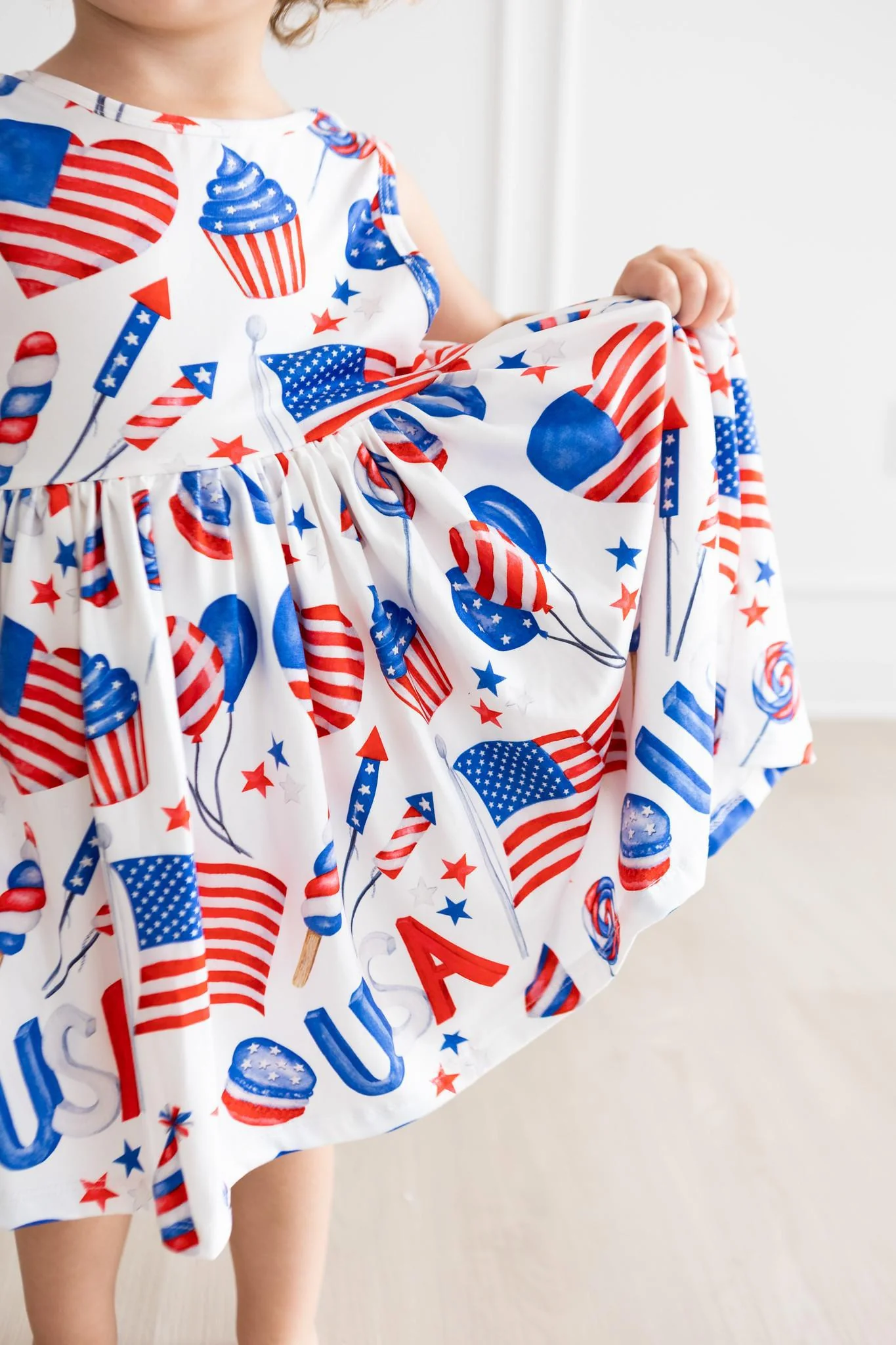Party in the USA Tank Twirl Dress - Image 3