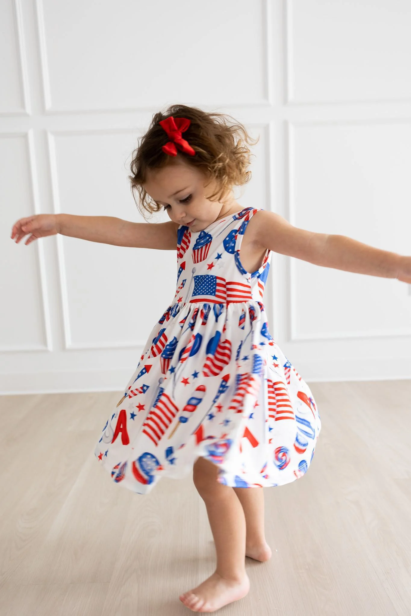 Party in the USA Tank Twirl Dress - Image 6