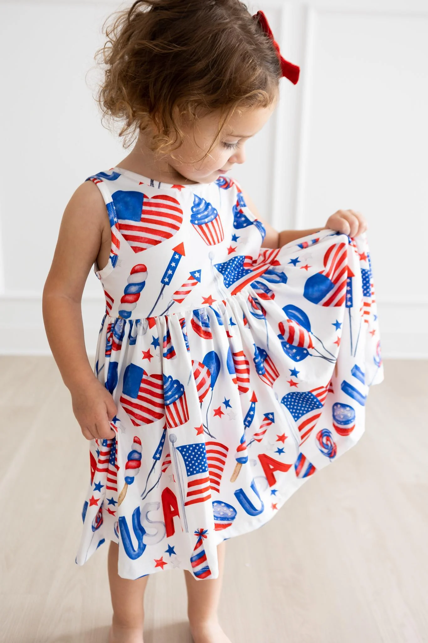 Party in the USA Tank Twirl Dress - Image 8
