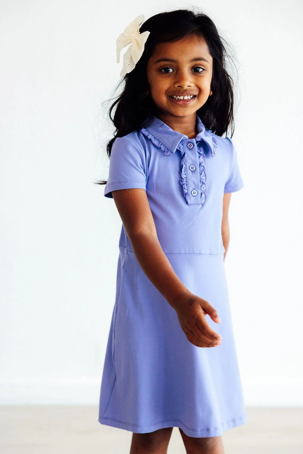 Periwinkle S/S Polo Dress - Image 4
