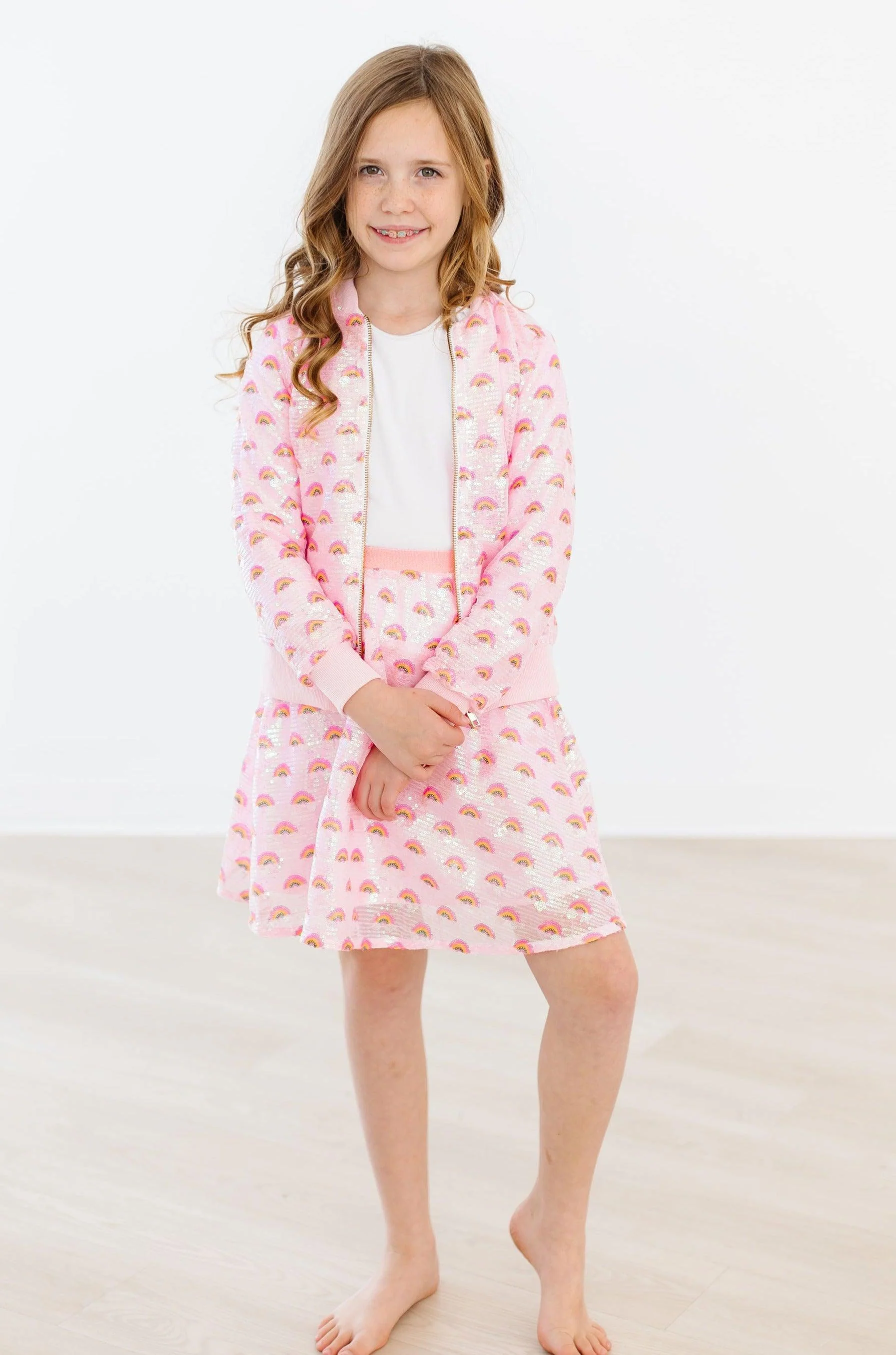 Pink Rainbow Sequin Jacket - Image 4