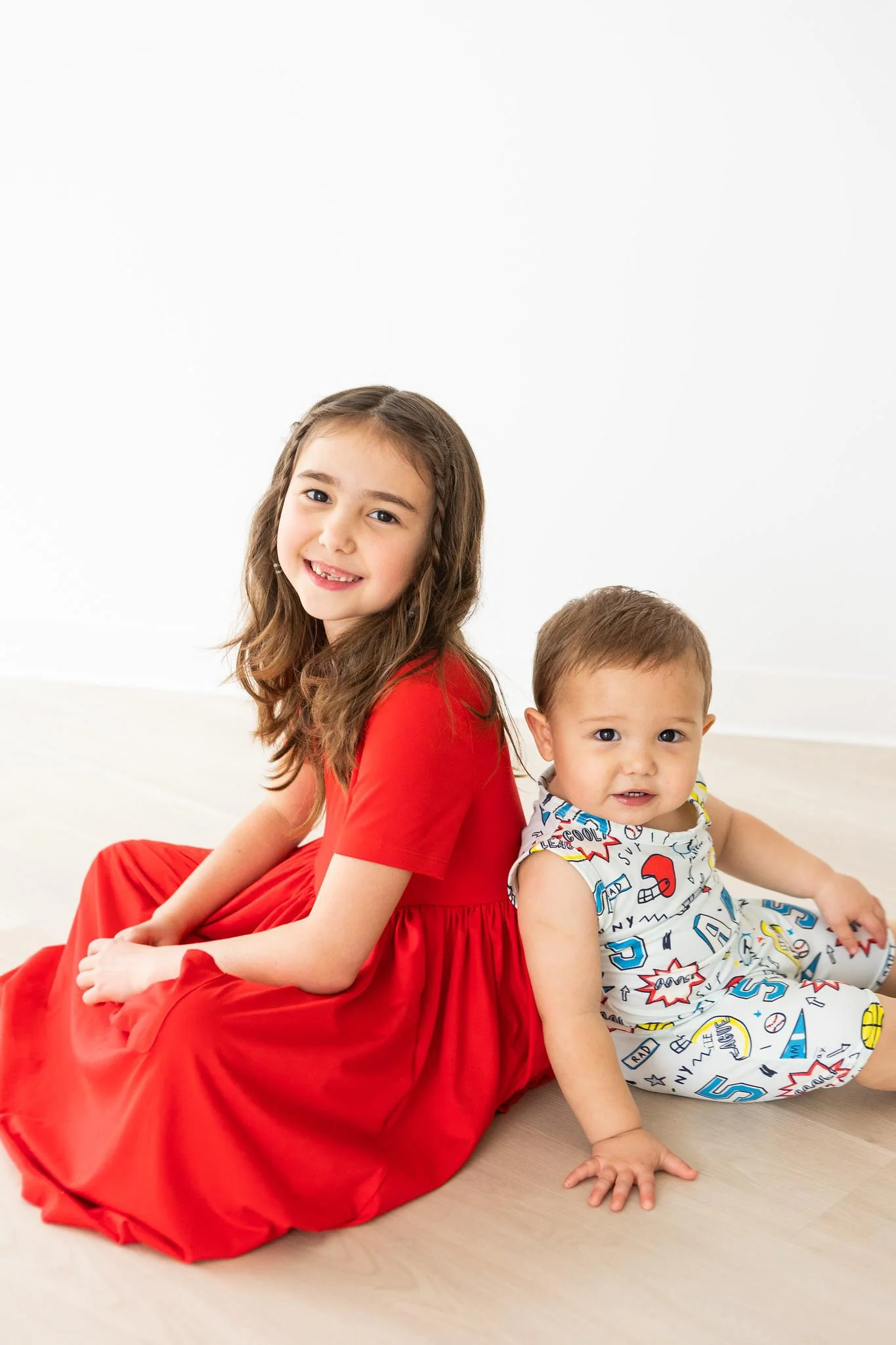 Red S/S Pocket Twirl Dress - Image 6