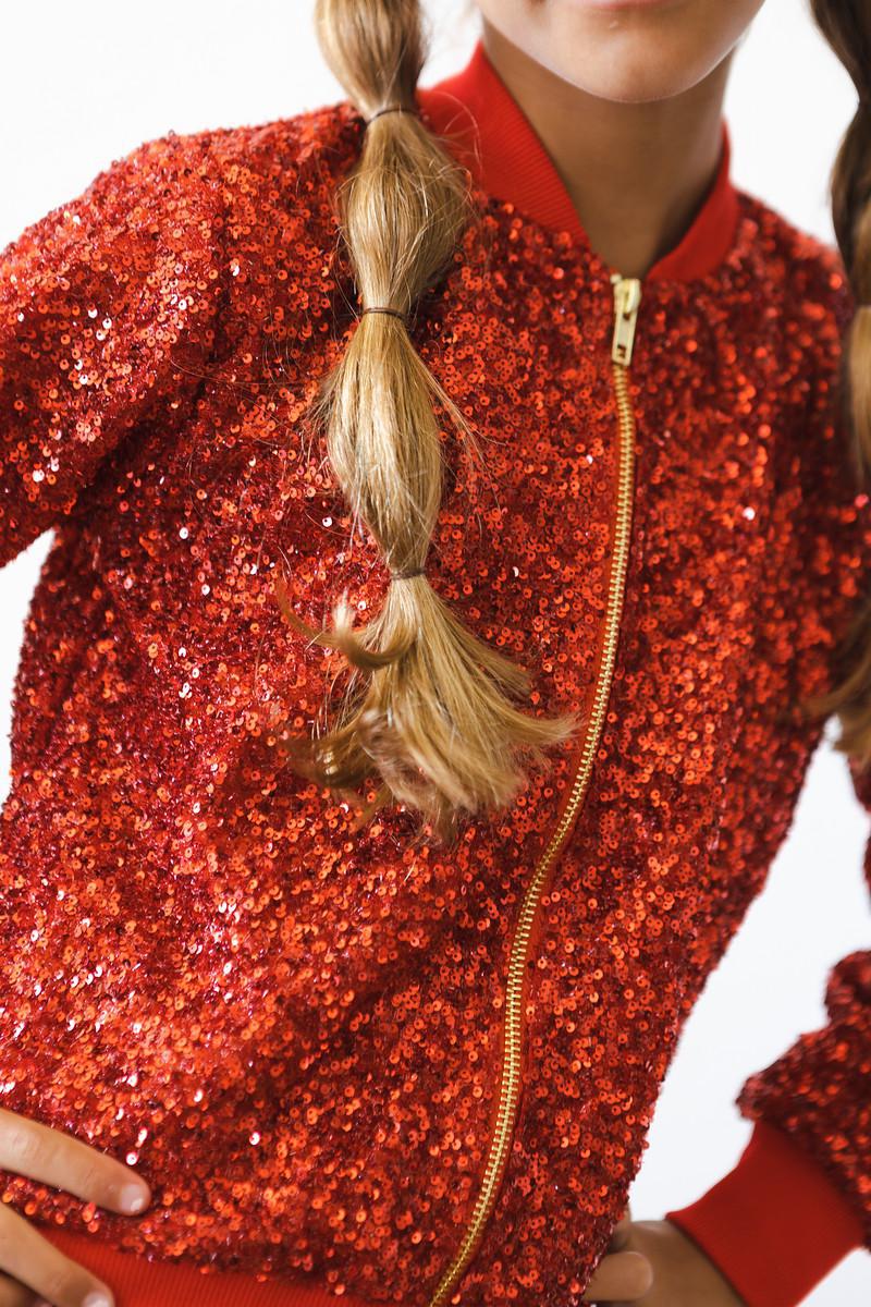 Red Sequin Jacket - Image 8