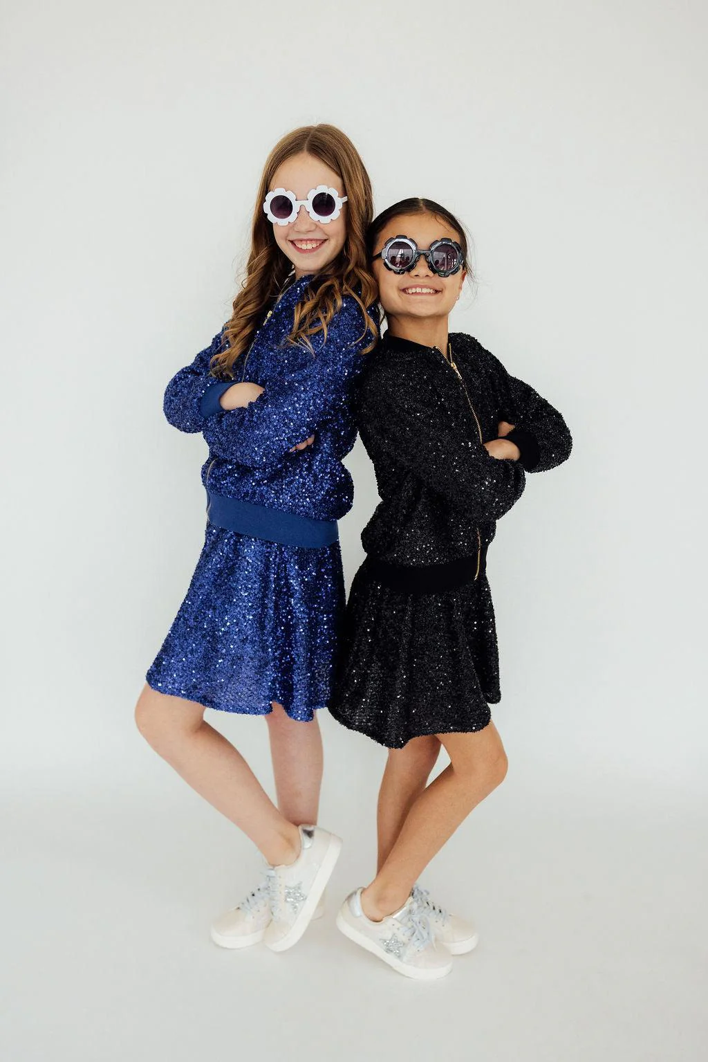 Royal Blue Sequin Jacket - Image 4