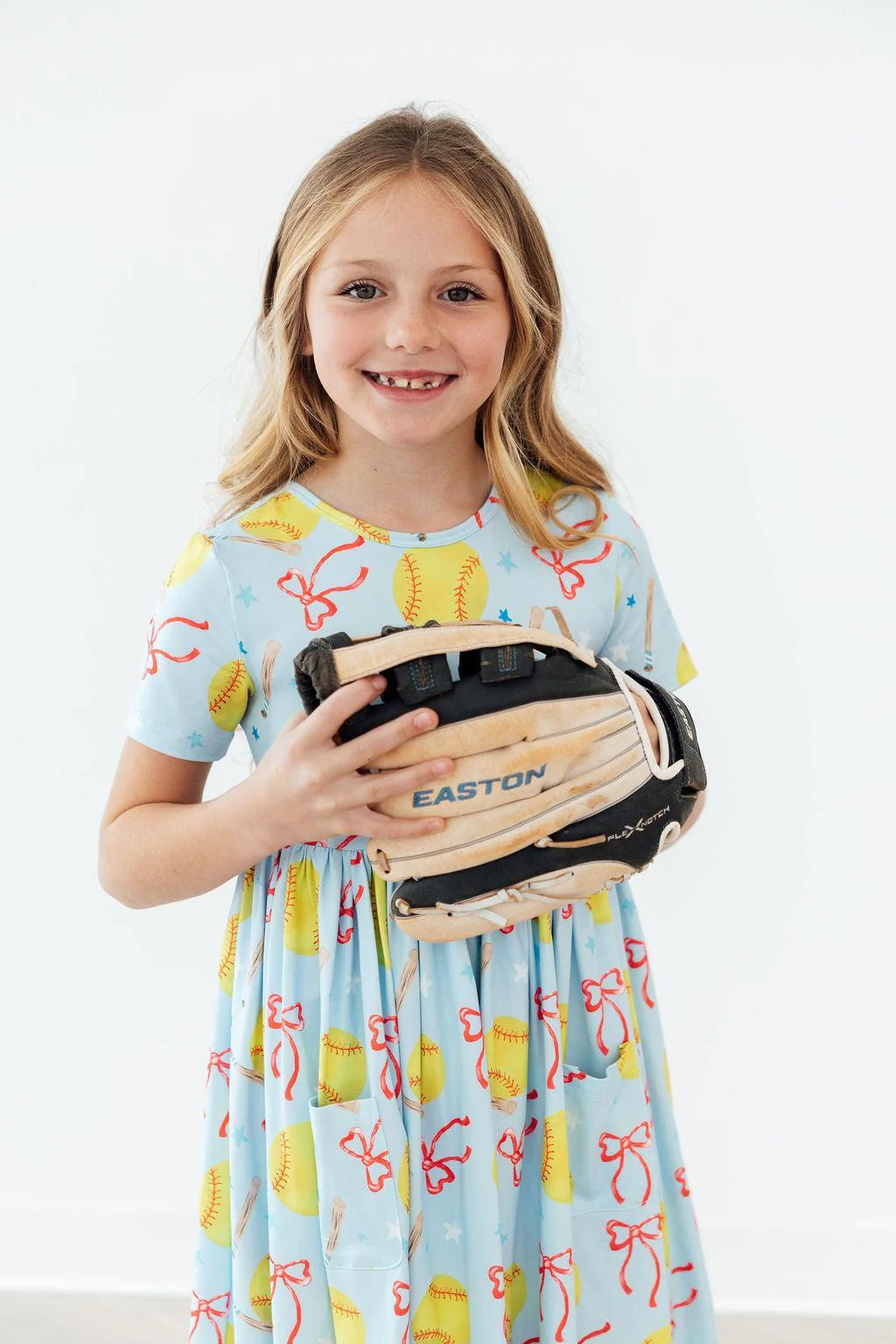 Softball Sweetie S/S Pocket Twirl Dress - Image 4
