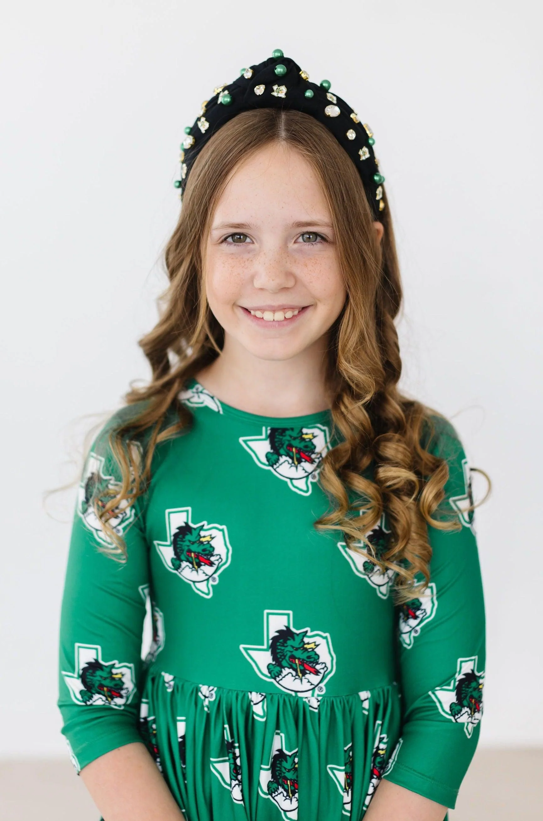 Southlake Carroll Dragons 3/4 Sleeve Pocket Twirl Dress - Image 11