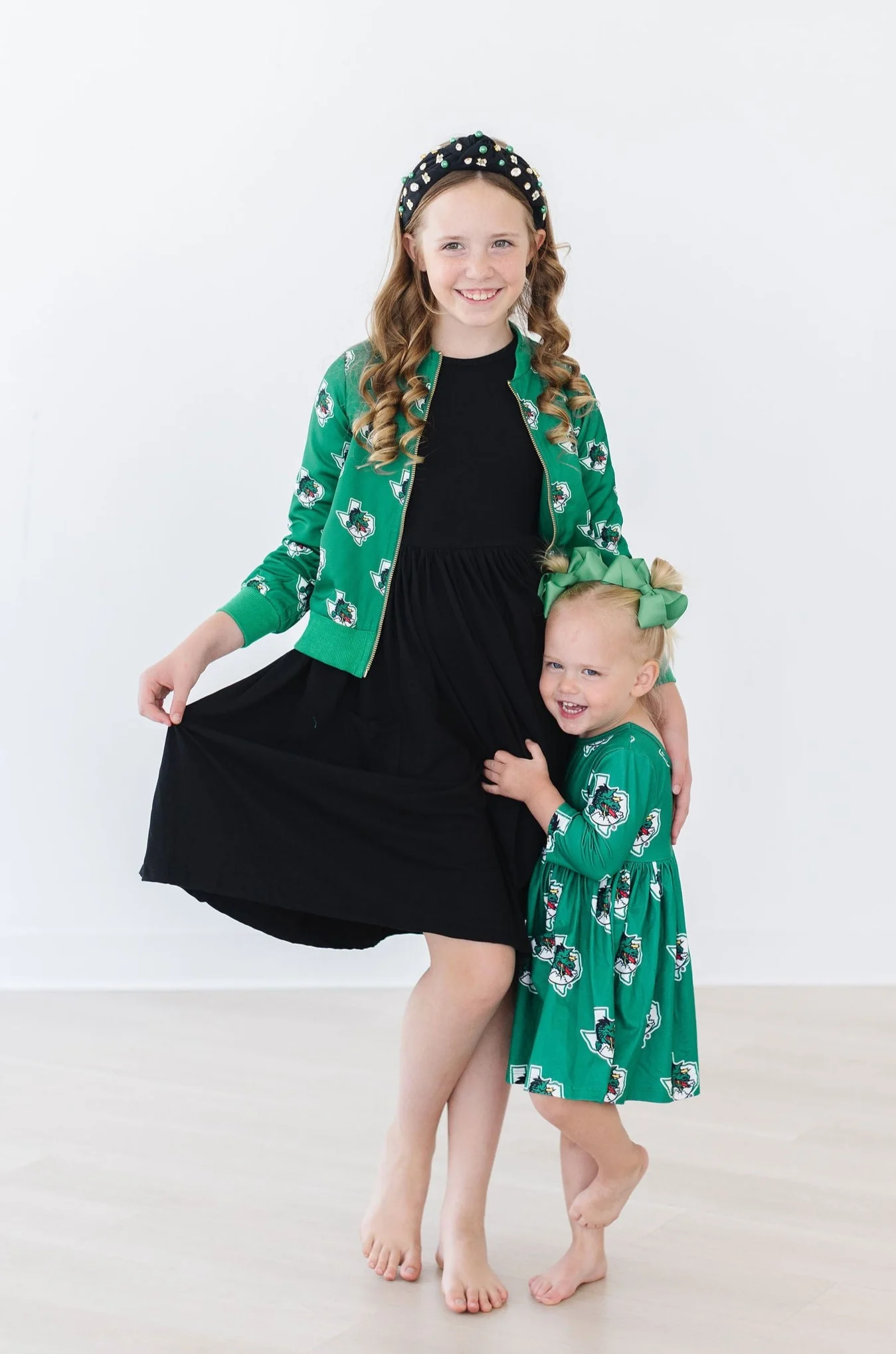 Southlake Carroll Dragons 3/4 Sleeve Pocket Twirl Dress - Image 4