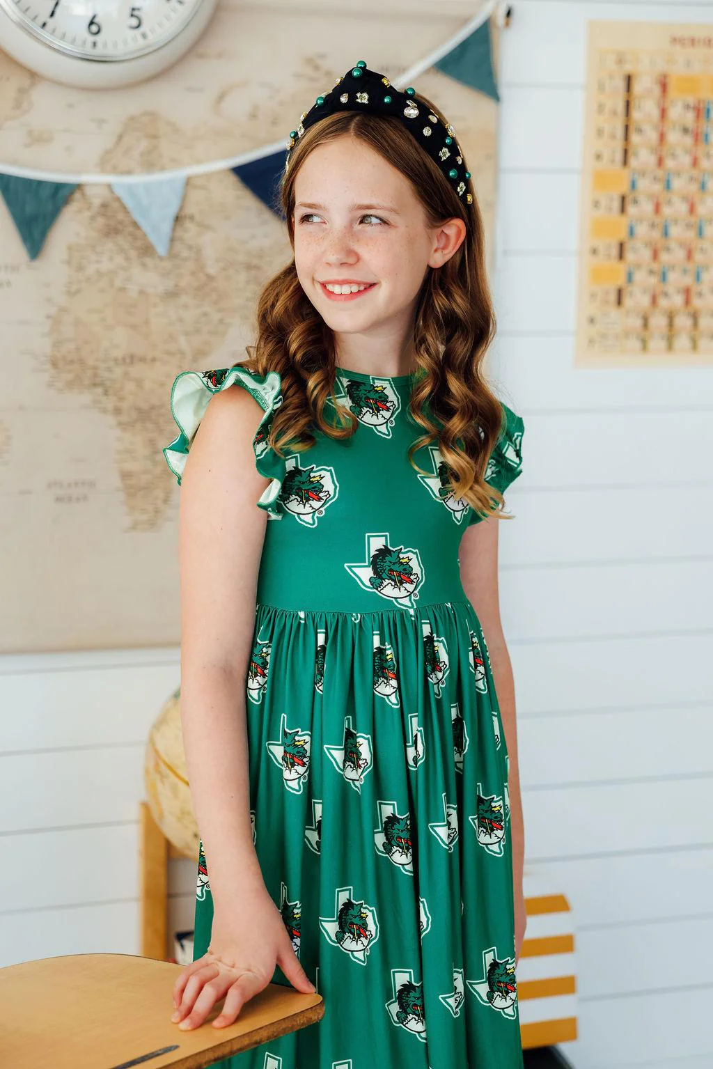Southlake Carroll Dragons Flutter Twirl Dress - Image 3