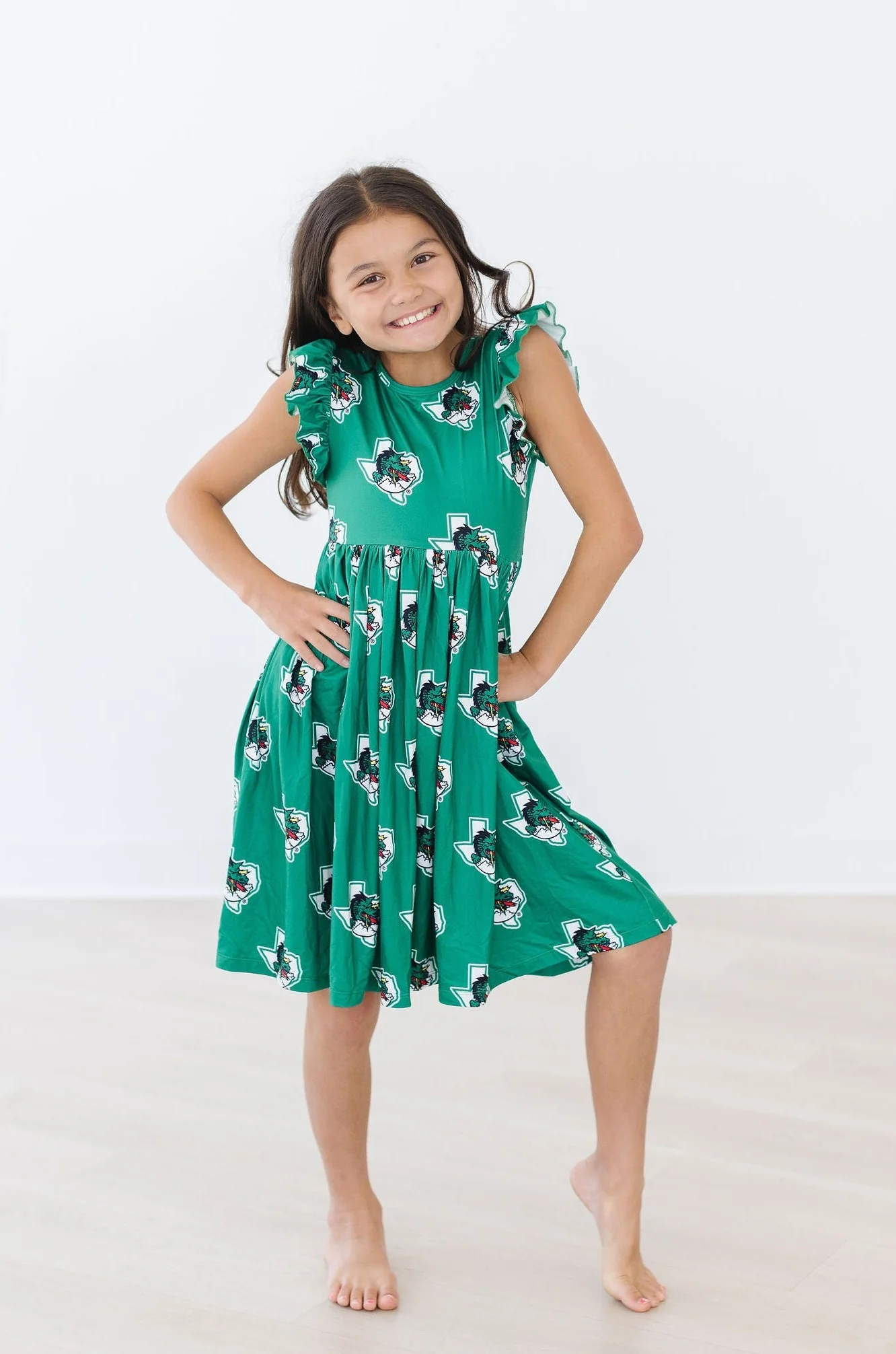 Southlake Carroll Dragons Flutter Twirl Dress - Image 7