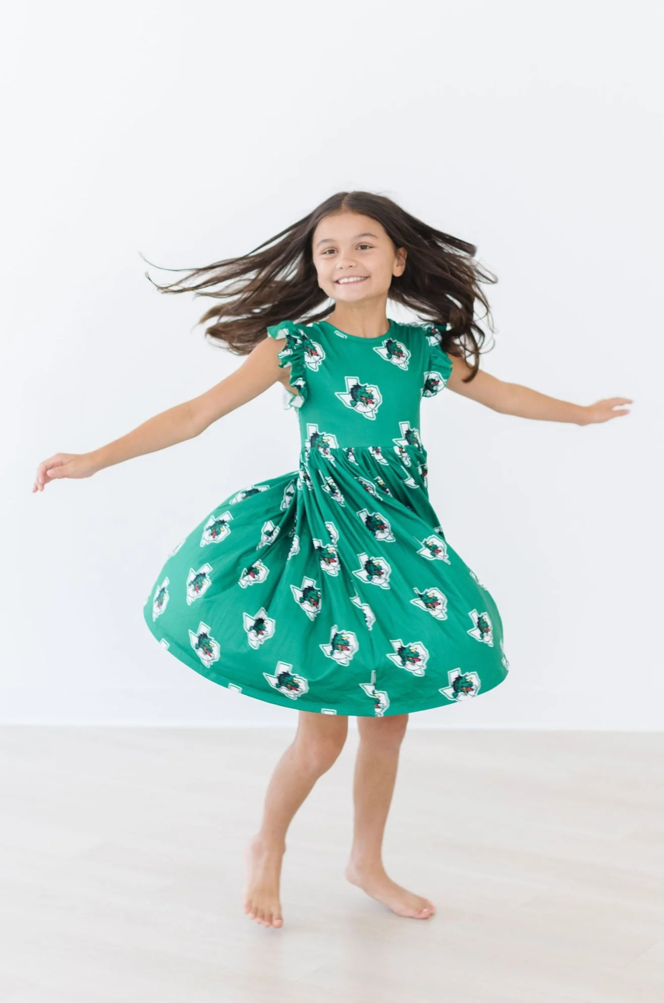 Southlake Carroll Dragons Flutter Twirl Dress - Image 8