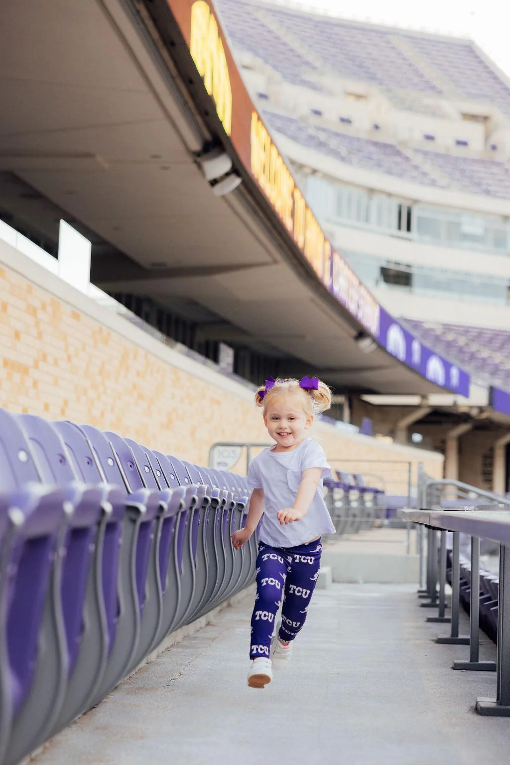 TCU Purple Frog Leggings - Image 4