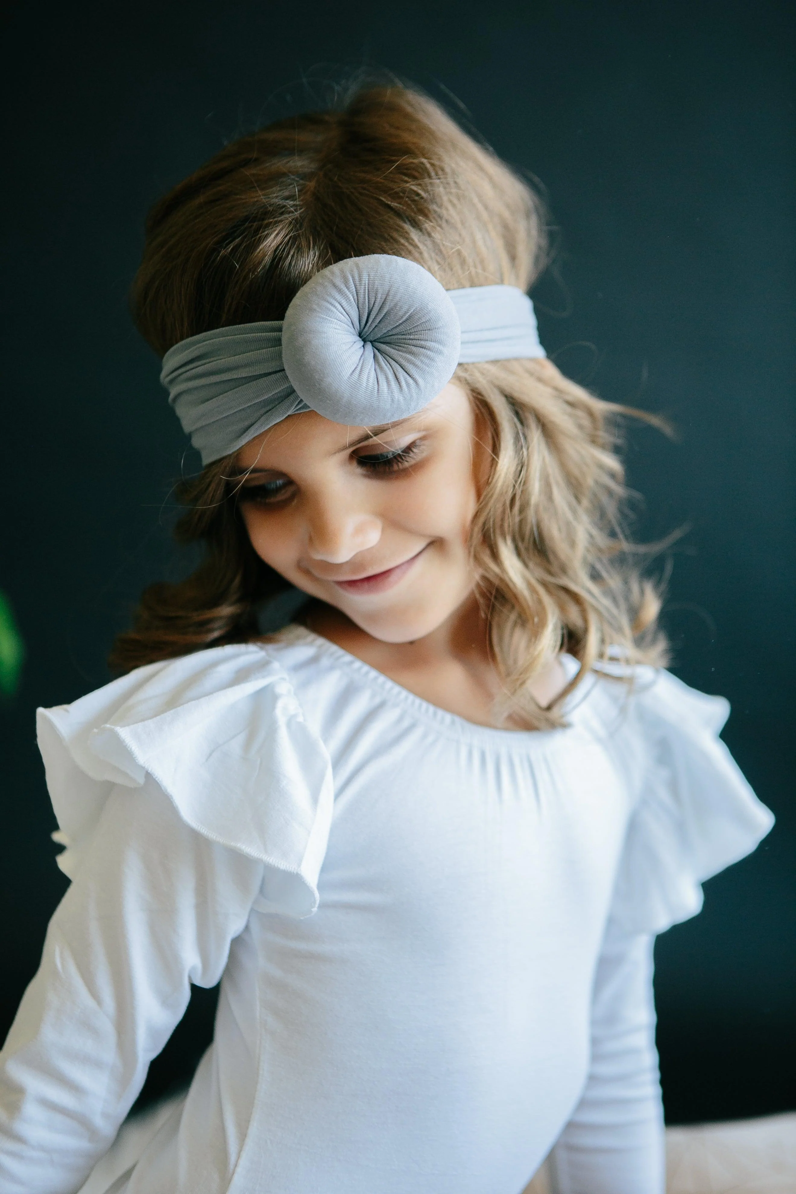 White L/S Flutter Sleeve Leotard - Image 4